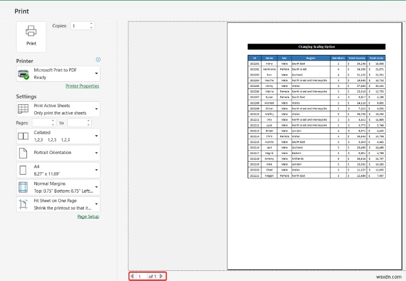 Excel में एक पेज पर सभी कॉलम कैसे फ़िट करें (5 आसान तरीके)