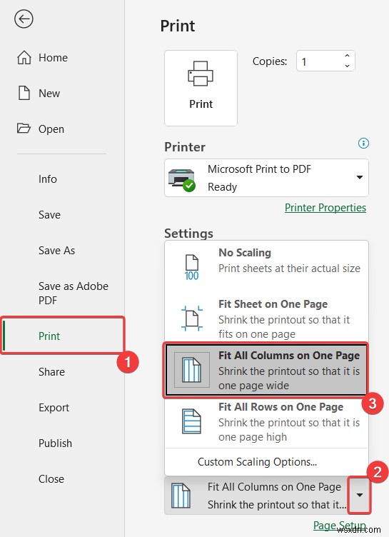 Excel में एक पेज पर सभी कॉलम कैसे फ़िट करें (5 आसान तरीके)