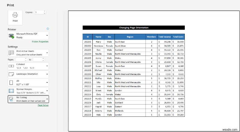 Excel में एक पेज पर सभी कॉलम कैसे फ़िट करें (5 आसान तरीके)