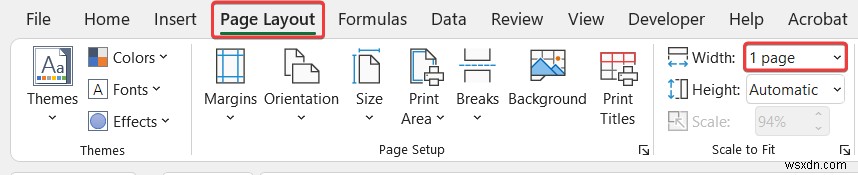 Excel में एक पेज पर सभी कॉलम कैसे फ़िट करें (5 आसान तरीके)