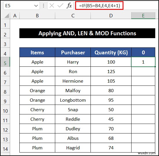 Excel में समूह के आधार पर पंक्ति का रंग वैकल्पिक कैसे करें (6 तरीके)