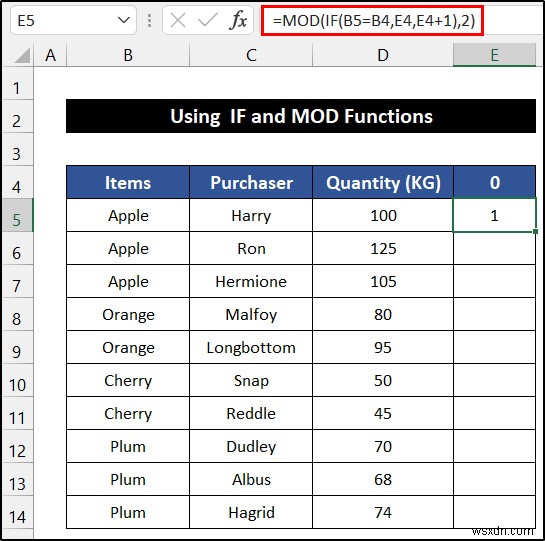 Excel में समूह के आधार पर पंक्ति का रंग वैकल्पिक कैसे करें (6 तरीके)