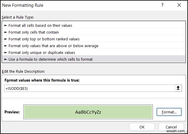 Excel में समूह के आधार पर पंक्ति का रंग वैकल्पिक कैसे करें (6 तरीके)