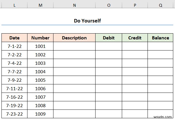 Excel में चेकबुक लेजर कैसे बनाएं (2 उपयोगी उदाहरण)