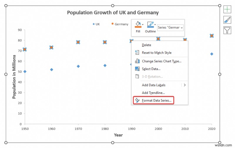 Excel में डेटा मार्कर कैसे जोड़ें (2 आसान उदाहरण)