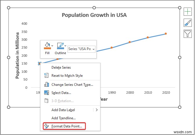 Excel में डेटा मार्कर कैसे जोड़ें (2 आसान उदाहरण)