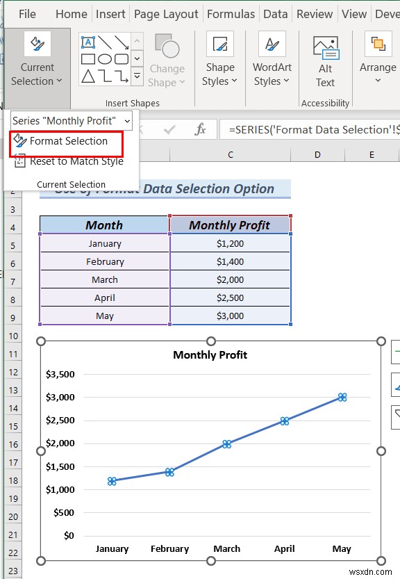 Excel ग्राफ़ में मार्कर का आकार कैसे बदलें (3 आसान तरीके)