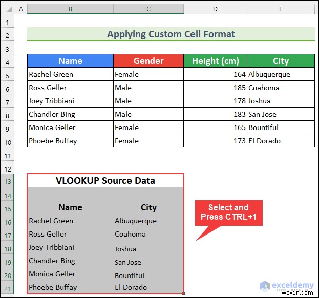 Excel में VLOOKUP सोर्स डेटा कैसे छिपाएं (5 आसान तरीके)