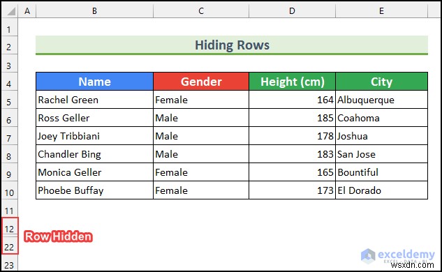 Excel में VLOOKUP सोर्स डेटा कैसे छिपाएं (5 आसान तरीके)