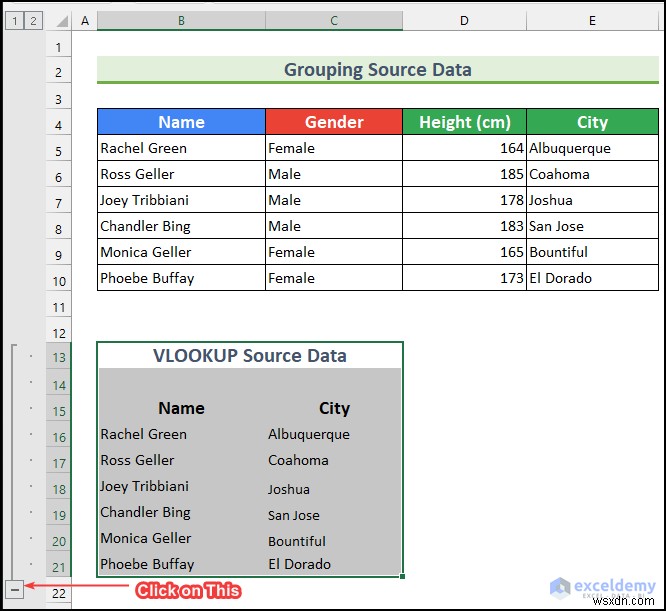 Excel में VLOOKUP सोर्स डेटा कैसे छिपाएं (5 आसान तरीके)