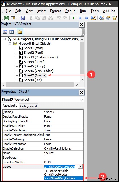 Excel में VLOOKUP सोर्स डेटा कैसे छिपाएं (5 आसान तरीके)