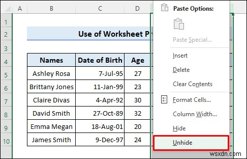 Excel में गोपनीय डेटा कैसे छिपाएं (5 आसान तरीके)