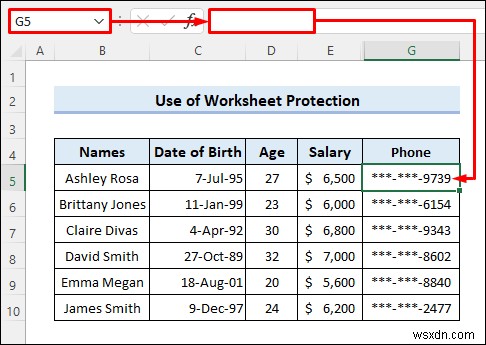 Excel में गोपनीय डेटा कैसे छिपाएं (5 आसान तरीके)