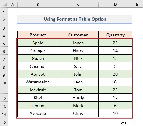 Excel में सेल वैल्यू के आधार पर वैकल्पिक पंक्ति को कैसे रंगें