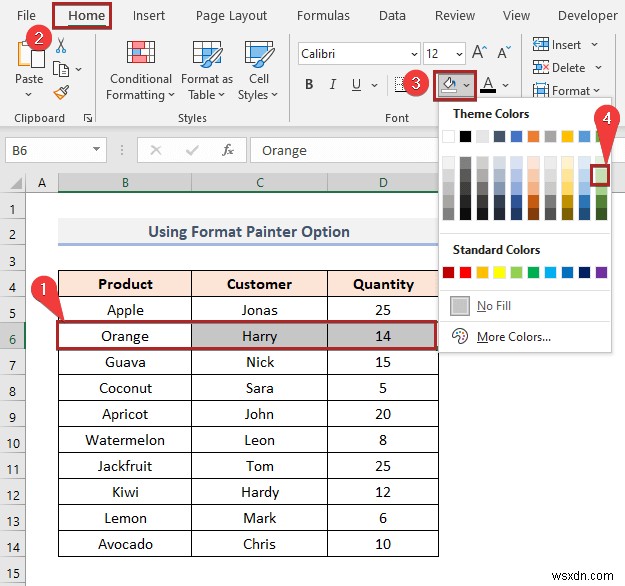 Excel में सेल वैल्यू के आधार पर वैकल्पिक पंक्ति को कैसे रंगें