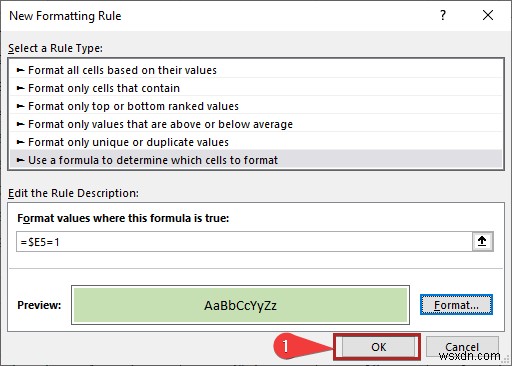 Excel में सेल वैल्यू के आधार पर वैकल्पिक पंक्ति को कैसे रंगें