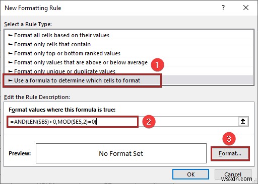 Excel में सेल वैल्यू के आधार पर वैकल्पिक पंक्ति को कैसे रंगें