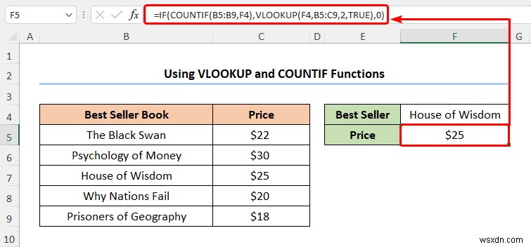 Excel में VLOOKUP का उपयोग करके डेटा कैसे मैप करें (4 त्वरित तरीके)