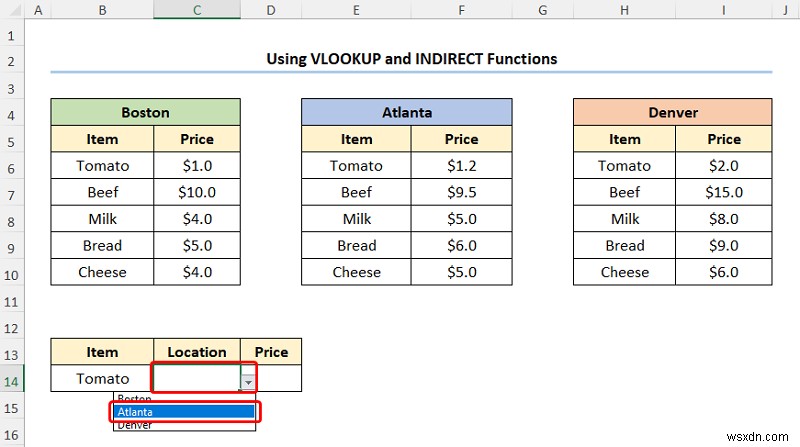 Excel में VLOOKUP का उपयोग करके डेटा कैसे मैप करें (4 त्वरित तरीके)