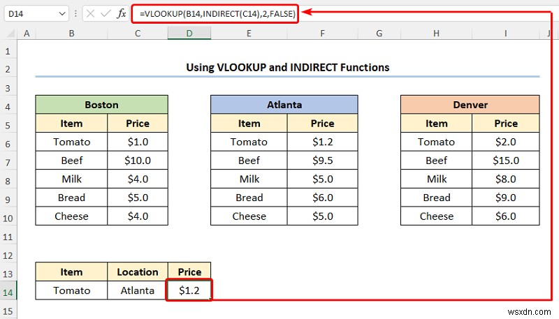 Excel में VLOOKUP का उपयोग करके डेटा कैसे मैप करें (4 त्वरित तरीके)