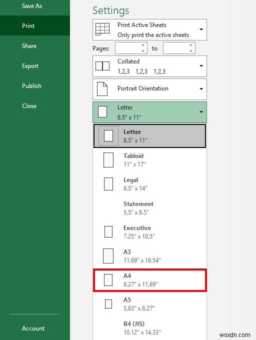 A4 साइज में एक्सेल शीट का पूरा पेज कैसे प्रिंट करें (5 आसान तरीके)