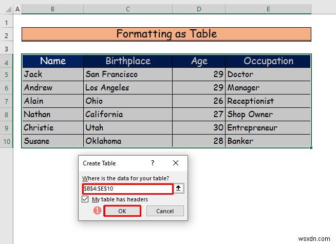 Excel में हर दूसरी पंक्ति को कैसे छायांकित करें (3 तरीके)