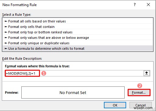 Excel में हर दूसरी पंक्ति को कैसे छायांकित करें (3 तरीके)