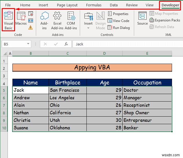 Excel में हर दूसरी पंक्ति को कैसे छायांकित करें (3 तरीके)