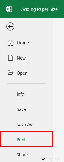 एक्सेल में पेपर साइज कैसे जोड़ें (4 आसान तरीके)