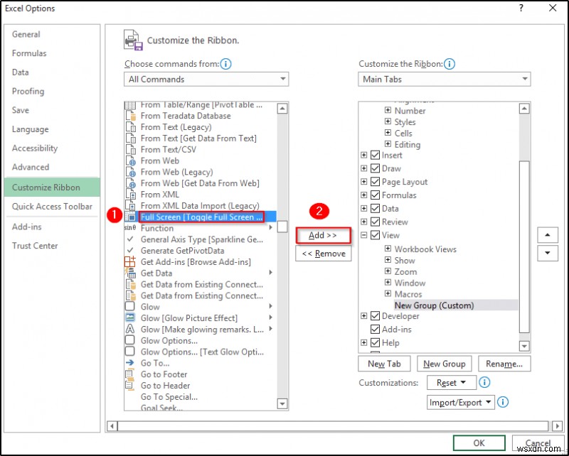 Excel में बिना टाइटल बार के फुल स्क्रीन कैसे दिखाएं (3 आसान तरीके)