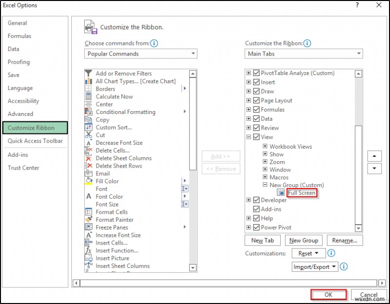 Excel में बिना टाइटल बार के फुल स्क्रीन कैसे दिखाएं (3 आसान तरीके)