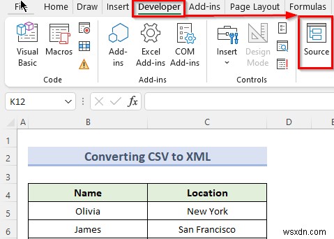 एक्सेल में CSV को XML में कैसे बदलें (आसान चरणों के साथ)