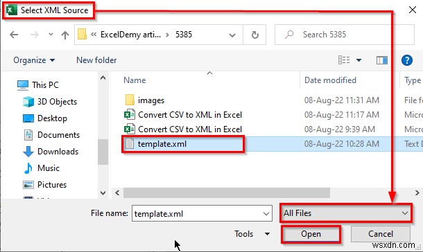 एक्सेल में CSV को XML में कैसे बदलें (आसान चरणों के साथ)