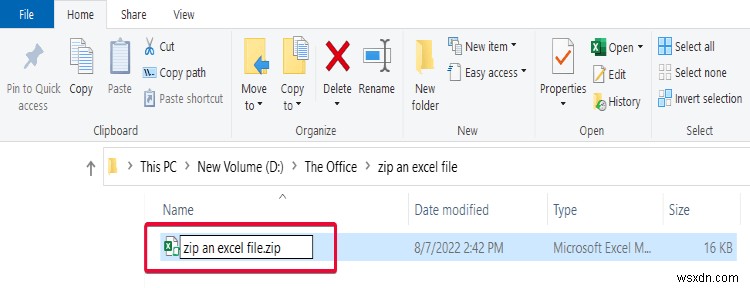 एक्सेल फ़ाइल को ज़िप कैसे करें (3 आसान तरीके)