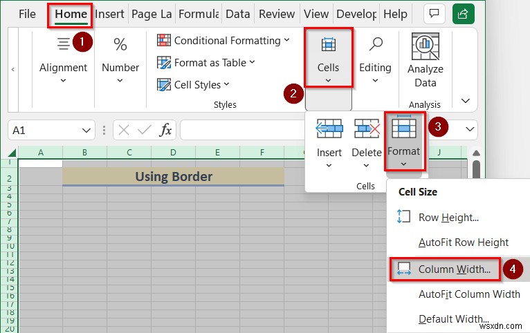 Excel में स्केल कैसे बनाएं (2 आसान तरीके)