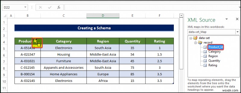 Excel में स्कीमा कैसे बनाएं (विस्तृत चरणों के साथ)