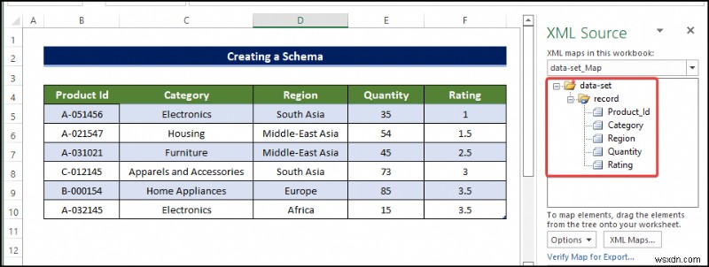 Excel में स्कीमा कैसे बनाएं (विस्तृत चरणों के साथ)