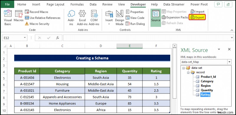 Excel में स्कीमा कैसे बनाएं (विस्तृत चरणों के साथ)