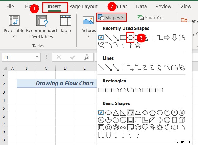 Excel में इंजीनियरिंग ड्राइंग कैसे बनाएं (2 उपयुक्त उदाहरण)