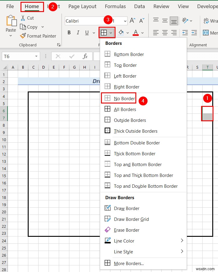 Excel में इंजीनियरिंग ड्राइंग कैसे बनाएं (2 उपयुक्त उदाहरण)