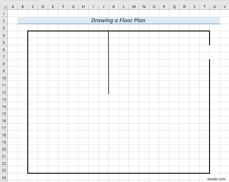 Excel में इंजीनियरिंग ड्राइंग कैसे बनाएं (2 उपयुक्त उदाहरण)