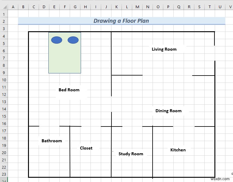 Excel में इंजीनियरिंग ड्राइंग कैसे बनाएं (2 उपयुक्त उदाहरण)