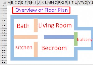 Excel में फ्लोर प्लान कैसे बनाएं (2 आसान तरीके)