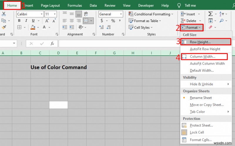 Excel में फ्लोर प्लान कैसे बनाएं (2 आसान तरीके)