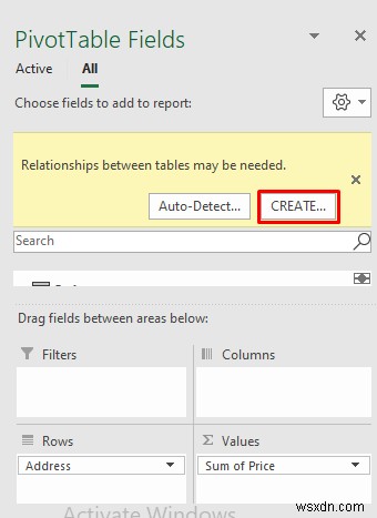 Excel में टेबल्स के बीच संबंध कैसे बनाएं (3 तरीके)