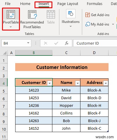 Excel में टेबल्स के बीच संबंध कैसे बनाएं (3 तरीके)