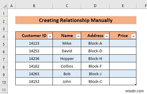 Excel में टेबल्स के बीच संबंध कैसे बनाएं (3 तरीके)