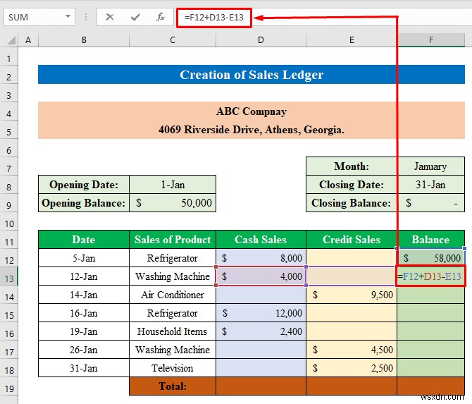 Excel में बिक्री और खरीद लेजर कैसे बनाएं