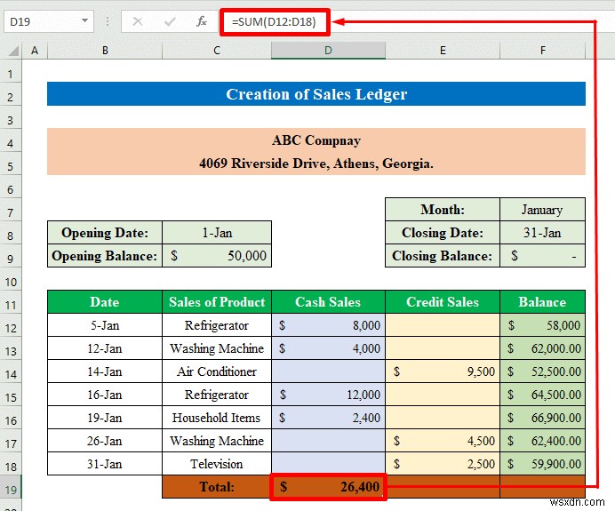 Excel में बिक्री और खरीद लेजर कैसे बनाएं