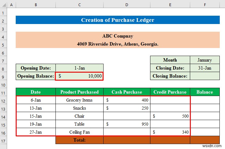 Excel में बिक्री और खरीद लेजर कैसे बनाएं